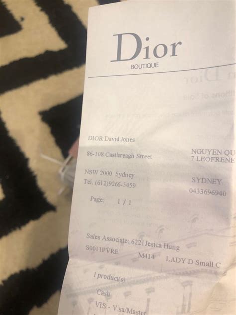 dior b23 rechnung